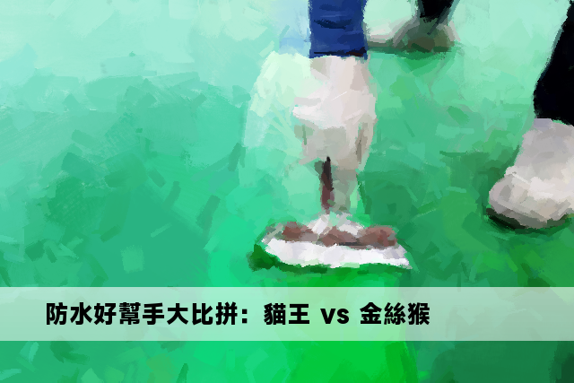 防水好幫手大比拼：貓王 vs 金絲猴